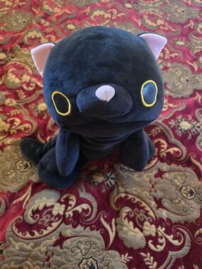 Plush Black Cat Hug-A-Lumps Toy